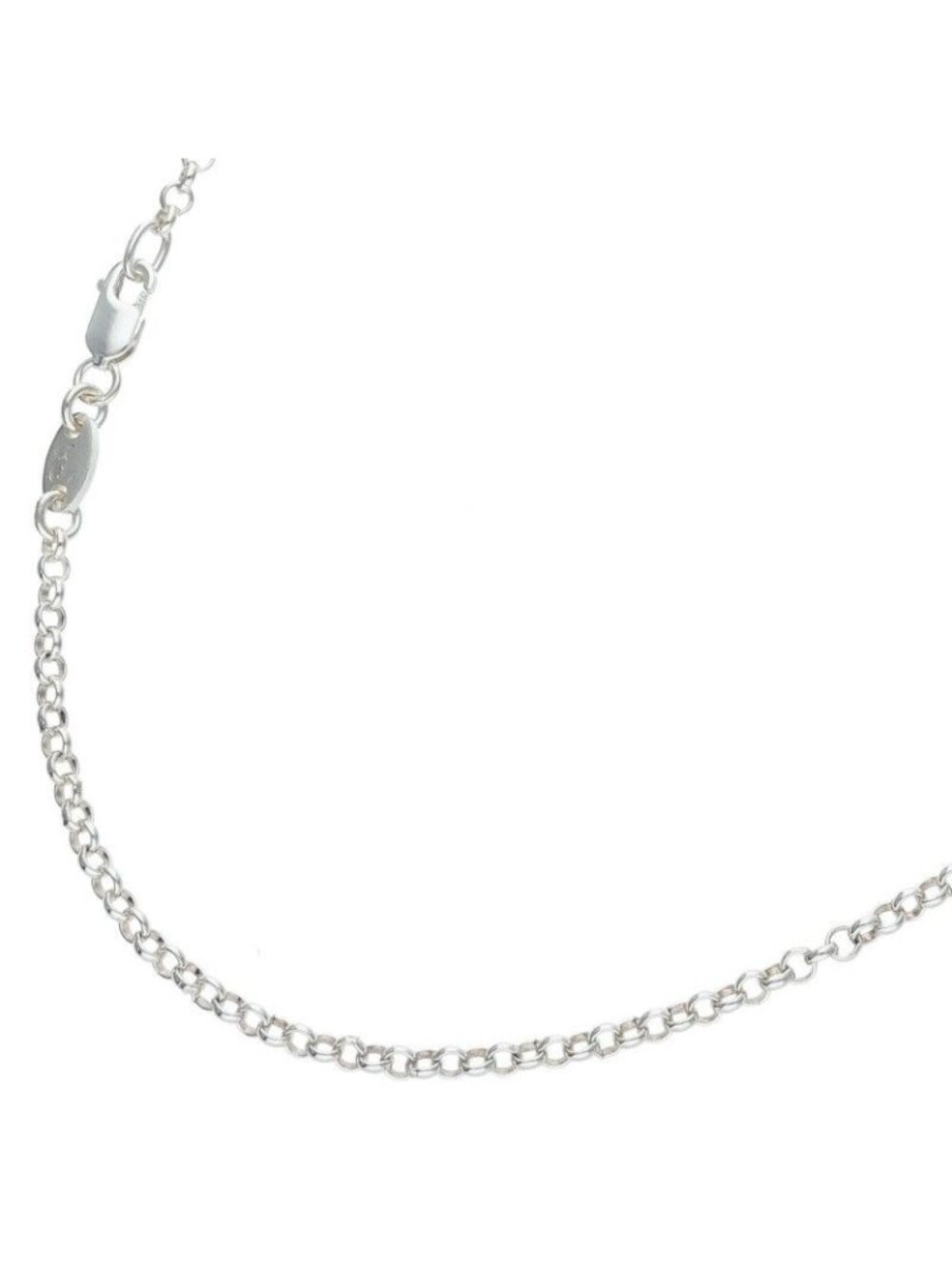 Chrome Hearts Roll Chain Silver Necklace